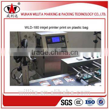 Expiry date batch code printing machine for bottles bags