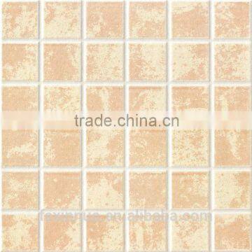 top sales rustic floor tile pink Mosaic style 600x600mm for bathroom