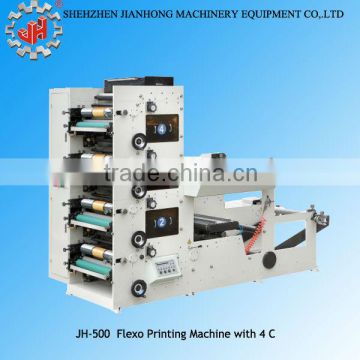 JH-500 letterpress multi color flexo label printing machinery from german