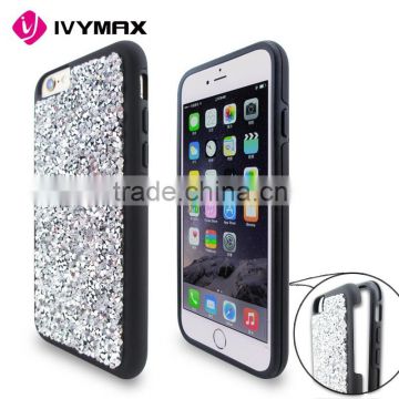 Luxury glitter diamond case cover for iphone 6s bumper case