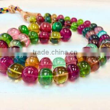 Top Quality Natural Multi Color Gemstone Tourmaline Beads