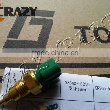 S8342-01250 diesel engine J05E water temperature sensor for SK200-8