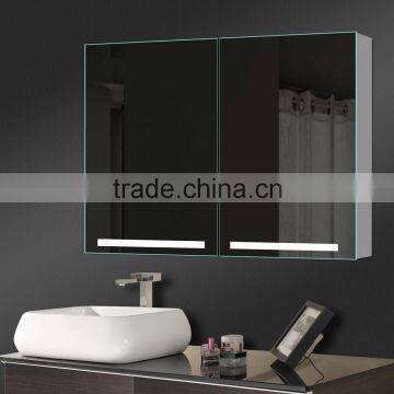 Lamxon led illuminated bathroom storage cabinet mirror with light