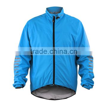 Foldable waterproof nylon cycling wear ultra light cycling jacket