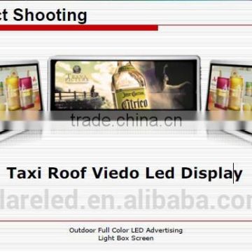 video function car roof advertising screen