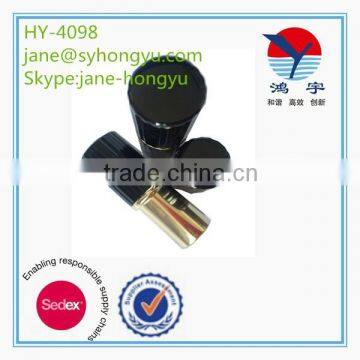 HY-4098 Black Vertical Round lipstick tube/container