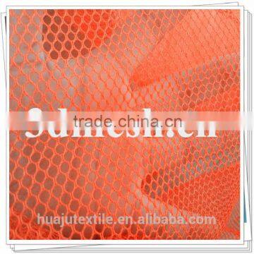 on stock fashionable 100% polyester mesh fabric