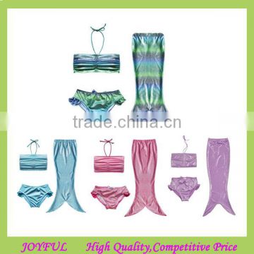 Wholesale Popular Mermaid 3pcs Baby Girls Kids Swimwear
