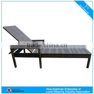 A - outdoor furniture rattan plastic sun lounger 7016-1