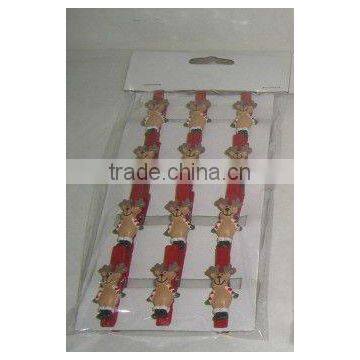 Christmas plywood deer decoration JA02-11400A