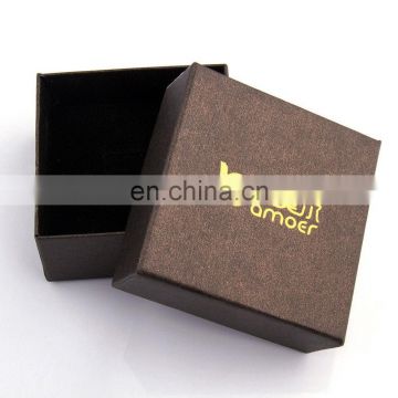Natural brown paper packaging gift box for necklace bracelet earring