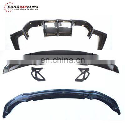 M3 M4 F80 F82 F83 front lip dry carbon fiber material rear diffuser rear spoiler fit for vstyle f80 f82 f83 body kit