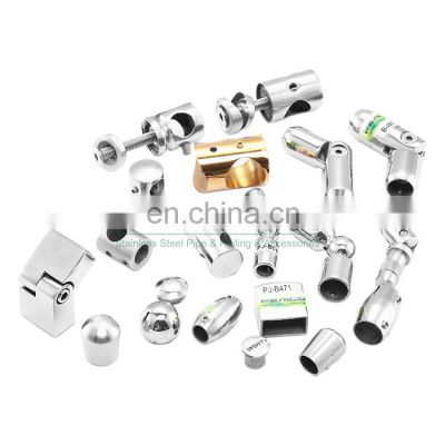 Wholesale Decorative Tube Rod Accessories Kits 304 316 Stainless Steel Rod Railing Fittings