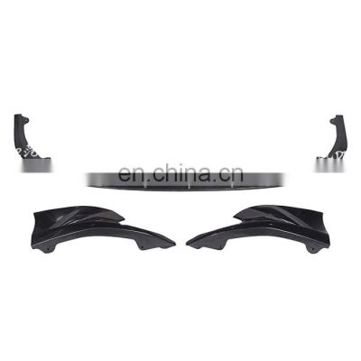 High quality auto parts parts forged matte pp body kit front lip spoiler for camry