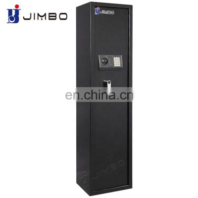 JIMBO Large Electronic Steel Password Alarm Security Black Fingerprint Gun Safe Cabinet
