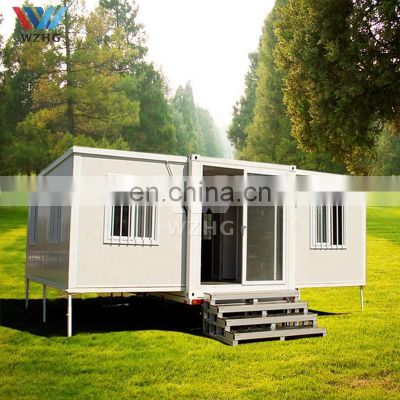 Low price flat pack eco friendly waterproof easily assembled portable expandable container prefab house with bathroom
