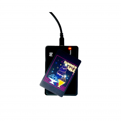 RFID Customized LED Light Smart Card NFC Luminous Card Shining Light Card