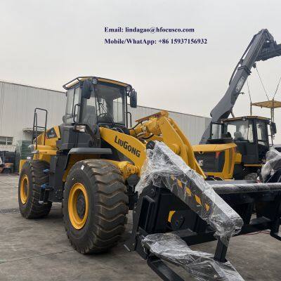 Factory Price China Brand Liugong 5 Ton Payloader Zl50gn Lw500kn Clg856h Front Wheel Loader with Imported Transmission
