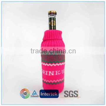 Pink beer bottle cover