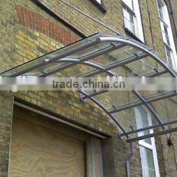 supply flat&curved tempered glass roof with EN&SGCC&AS/NZS&CCC