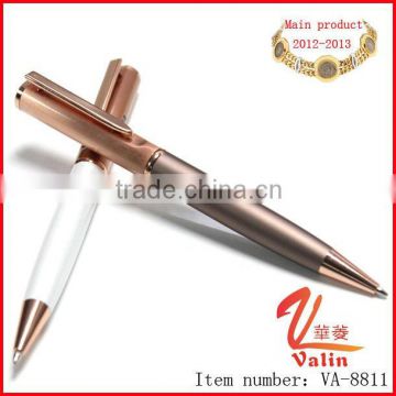 Fashion rese gold pen with parker refill