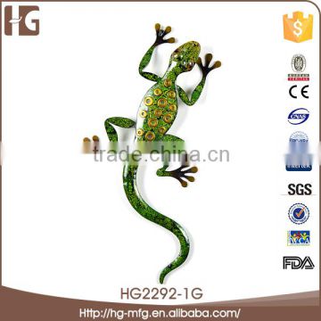 Animal model items home decoration metal wall sculpture of frog 33x22x4CMH