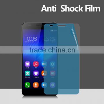 Manufacturer China Wholesale 0.35mm 2 .5D tpu material blue anti-shatter screen protector for Huawei Honor 6 made in china