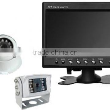 RV-7017V car dual camera reversing system with 7" TFT LCD monitor