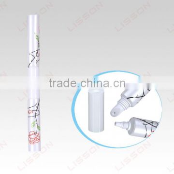 Round Lip Gloss In One-Set Twin Plastic usage Tube