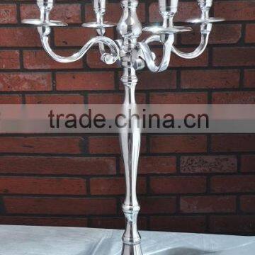 CANDELABRA, FIVE ARMS METAL CANDELABRA, WEDDING DECOR