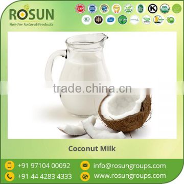 100% Fresh Organic Coconut Milk at Lowest Market Price