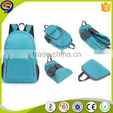 New Arrival! 2016 simple outdoor foldable backpack for promotional