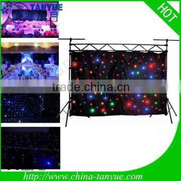 Factory price High quality led star cloth curtain/star sky curtain/LED display curtain