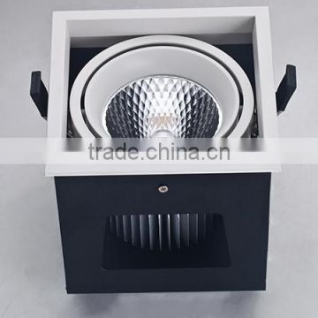 Unique and beautiful looking design good heat dissipation performance recessed high power led grille lamp