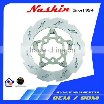 Nashin 220mm quality products Motorcycle parts patent Floating Brake disc