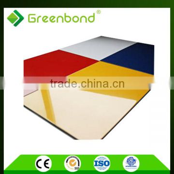 Greenbond high glossy PE coating aluminum composite panel sheet