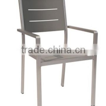 heavy duty full aluminum chair, easy maintain outdoor stacking chair,chair for heavy person