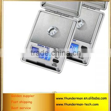 High Quality Digital Jewelry pocket scale for jewelry 300g 0.01g with LED blue backlight