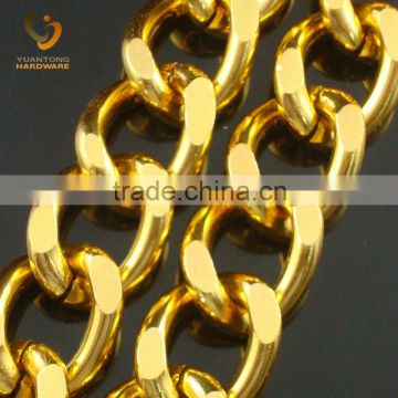 4mm thick gold color men's gold necklace chain