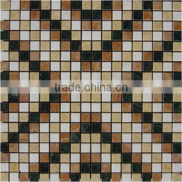 SKY-M028 Golden Select Wall Marble 24*24 Cube 3D Mosaic Tile
