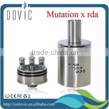 mutation x rda atomizer with silver contact