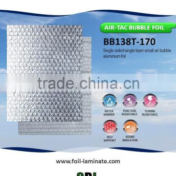 Single-sided air bubble aluminium foil