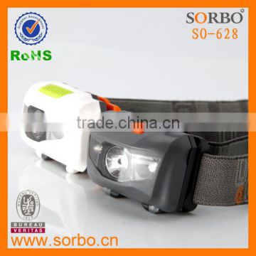 SORBO Newest Products Battery Operated Portable LED Camping Lamp Head Light China Manufature