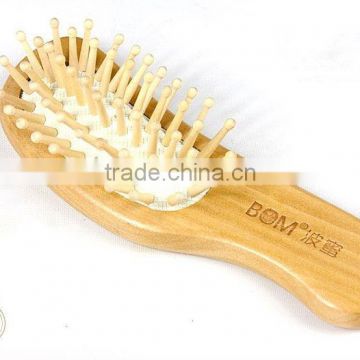 Wooden personalized hairbrush