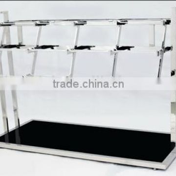 stainless steel stand and packs for shop furniture