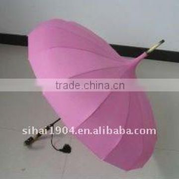 Beautiful for special lover umbrella with pagoda shaped