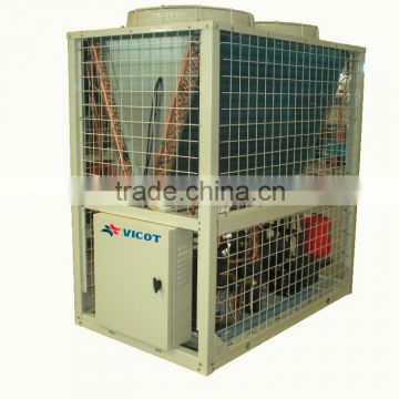 Packaged air cooled water chiller with pump and expansion tank