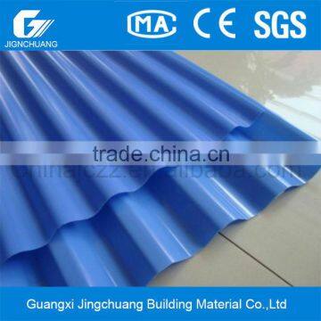 CE Standard PVC Single Layer Corrugated Roofing Panels,Corrugated Fiberglass Roof Panels