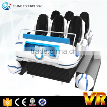 Attractive VR Family design 9d VR Simulator theater 6 people enjoy together 9d
