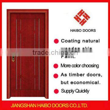 High quality Interior Wooden solid core Veneer Door (PB-214)